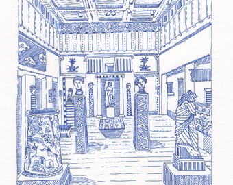 Carlos Museum Greek and Roman Gallery by Timothy Hull, 11x14" Premium Matte Fine Art Print 2025