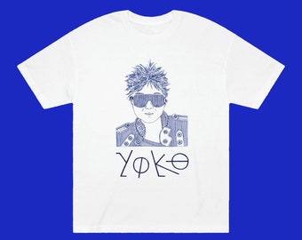 Y. Ono Tee Shirt, Original Drawing by Timothy Hull