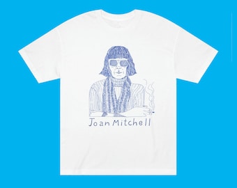 Joan Mitchell Tee Shirt, Original Drawing by Timothy Hull