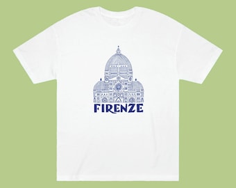 The Duomo of Florence Tee Shirt, Italy, Original Drawing by Timothy Hull