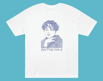 Elizabeth Fraser of the Cocteau Twins Tee Shirt, Original Drawing by Timothy Hull, Cocteau Twins T-Shirt