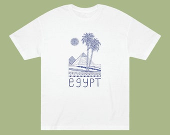 Egyptian Travel Tee Shirt, Original Drawing by Timothy Hull