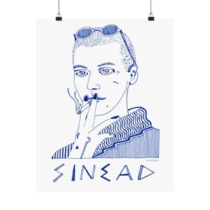 Stampa Sinead O'Connor di Timothy Hull, carta opaca Premium 11x14".