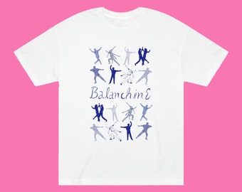 Balanchine Ballet Tee Shirt, Original Drawing by Timothy Hull