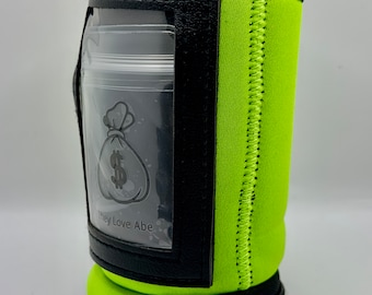 Slim Can Green - TLA - The World's First Beverage-Concealing Multifunctional Wallet. Cozies