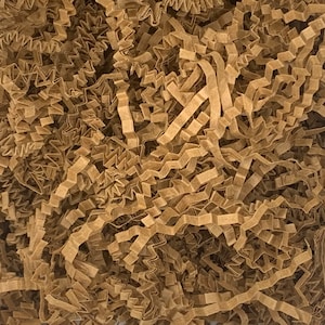 1lb Brown Kraft Crinkle Paper, Box Filler