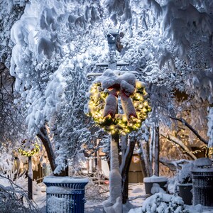 Old Town Alexandria Virginia Snow Storm Christmas 2022