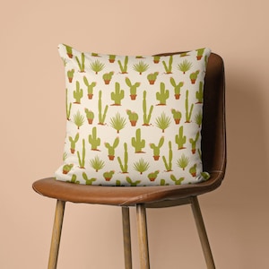 Desert Pillow Cover, Cactus Pillow Cover, Cactus Throw Pillow, Southwest Pillow Covers, Desert Throw Pillows, Boho Throw Pillow covers