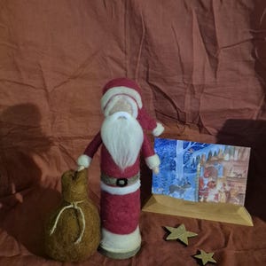 Tobin Weihnachtsmann-Gesichter Filz-Set – 6 Stück, 10,2 X 15,2 Cm, Inkl. Besätze & Nadel, Zum Basteln Von Bestecktaschen