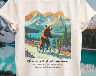 Have An Out Of Car Experience - Vintage 90s Mountain Adventure TShirt
