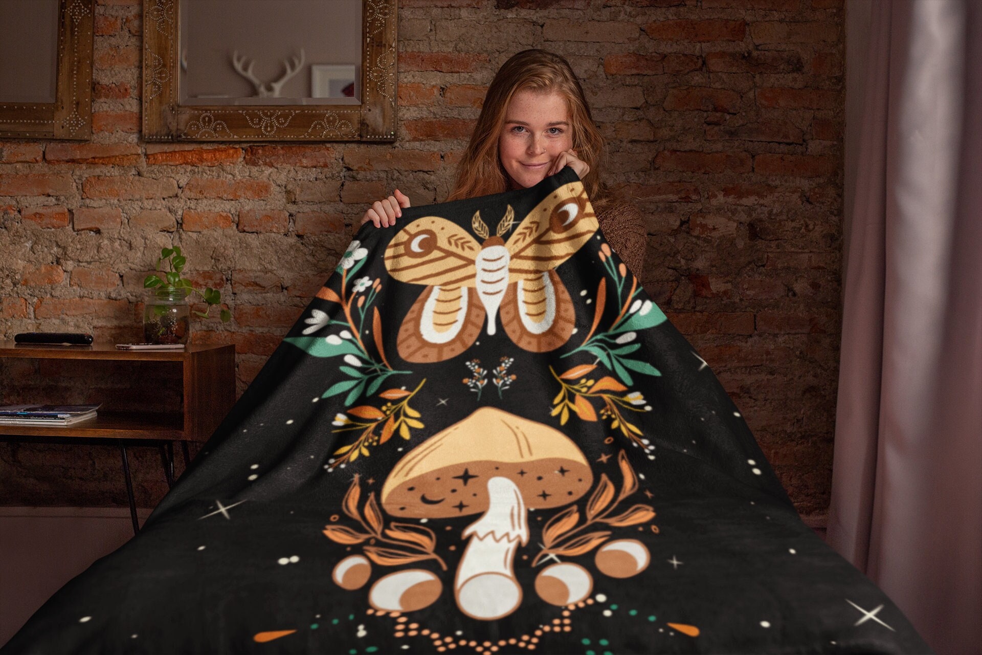 Moon Phase Blanket Etsy Canada