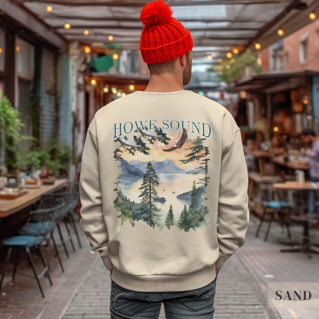 Howe Sound Sunset Crewneck Sweatshirt | Sweater for Cabin/boating ...
