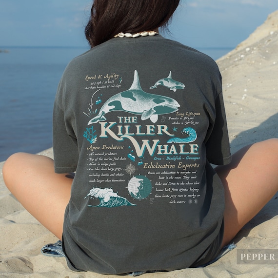 Vintage Killer Whale Tshirt | Retro 90s Y2K Style Orca T