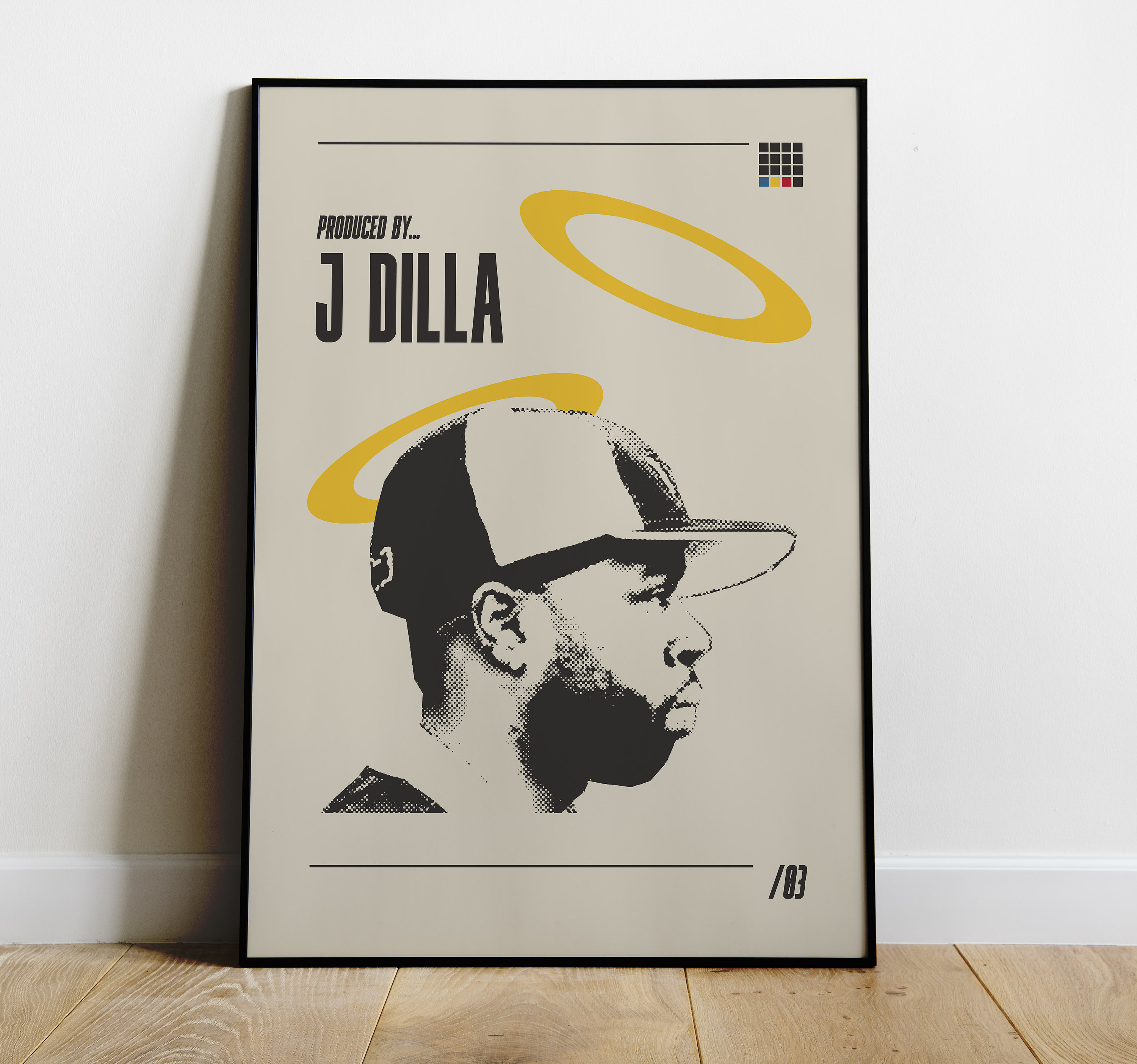 J Dilla Poster Hip Hop Wall Art, Hip Hop Decor, Slum Village, J