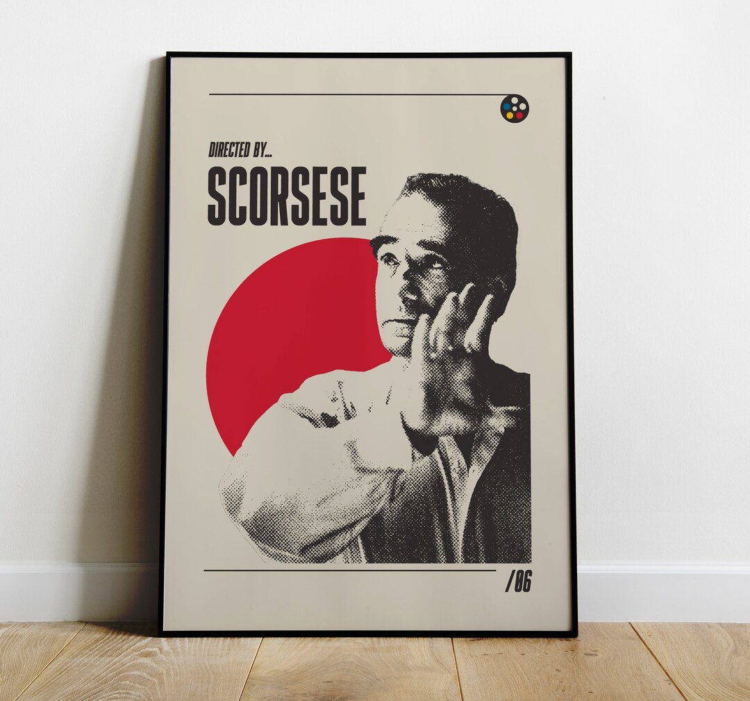 Martin Scorsese Poster Iconic Filmmaker Artwork Cinema - Etsy
