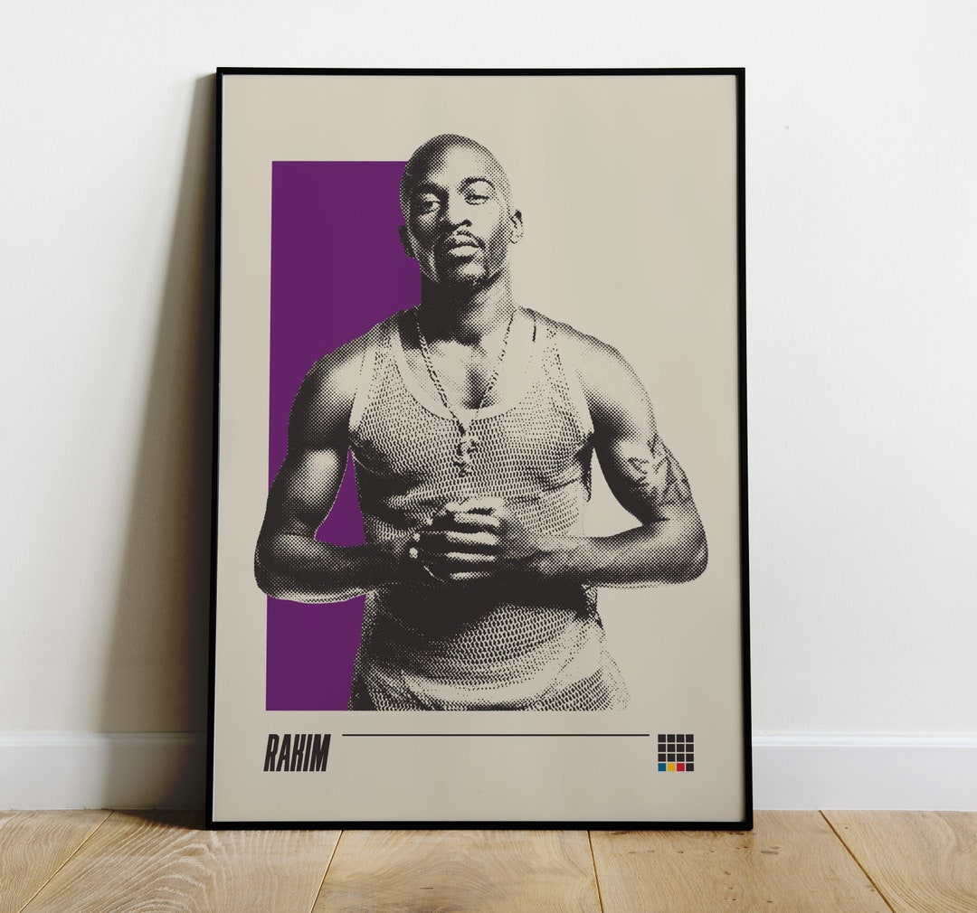 Rakim Poster God Mc's Lyrical Legacy Artwork Golden Age Etsy(01)
