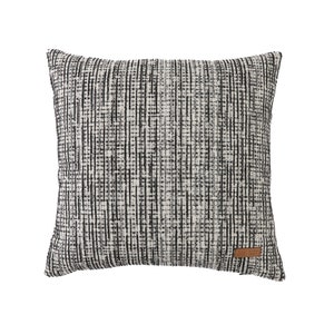 Black and White Patterned Chenille Woven Fabric Pillow Cover, Striped Pattern Woven Cushion, Decorative Pillows, Modern Pillowcase for Sofa