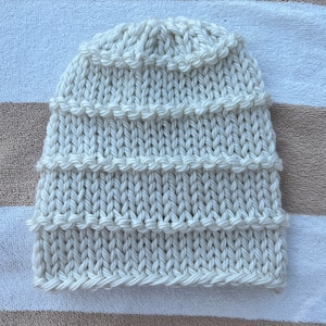 Easiest Hat Ever #2 Knitting Pattern