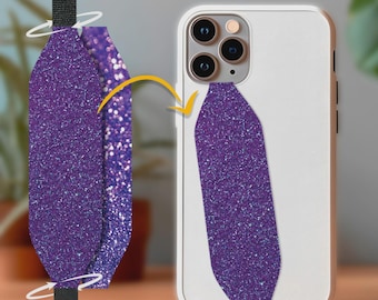 Switchbands Phone Grip Strap, Adjustable Finger Loop Holder, Adhesive-Free Grip, Removable Anti-Drop, Universal Fit| Lavender