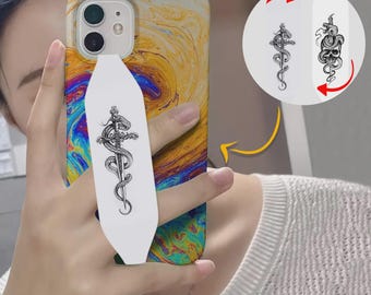 Switchbands Phone Grip Strap, Adjustable Finger Loop Holder,Adhesive-Free Grip, Removable Anti-Drop, Universal Fit - Eternal Roll