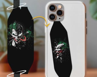 Switchbands Phone Grip Strap, Reversible Hand Strap for Back of Phone, Adhesive-Free Grip, Anti-Drop, Universal Fit -Skeleton Spectra