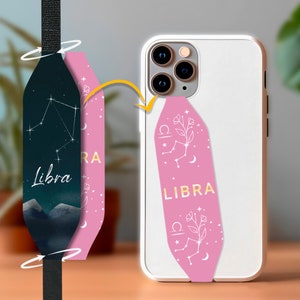 Switchbands Phone Grip Strap For Phone Case As Phone Loop, Phone Charm Strap For Your Kawaii Phone Case - Zodiac Sign 2