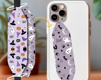 Halloween Handy Griffschlaufe: Reversible Fingerschlaufe Handyhalter