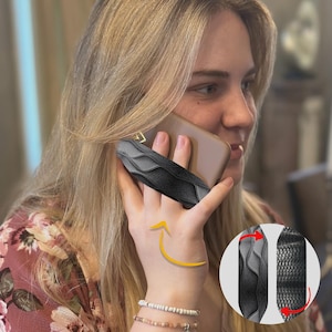 Switchbands Reversible Finger Loop | Anti-Drop Phone Holder For iPhone & Android | Titanium Python