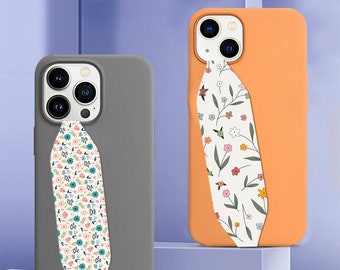 Switchbands Phone Grip Strap For Phone Case As Phone Loop, Phone Charm Strap For Your Kawaii Phone Case - FLORAL FIESTA