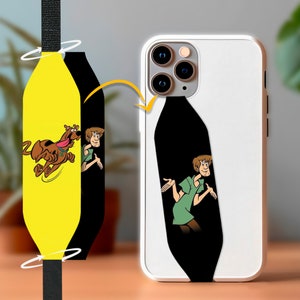 Switchbands Phone Grip Strap For Phone Case As Phone Loop, Phone Charm Strap For Your Kawaii Phone Case - Cartoon Canines
