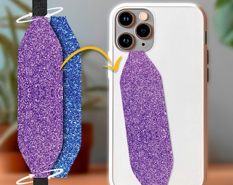 Switchbands Phone Grip Strap, Adjustable Finger Loop Holder, Adhesive-Free Grip, Removable Anti-Drop, Universal Fit|  Aurora Blossom