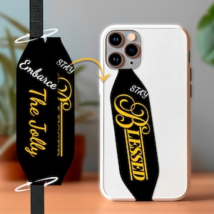 Switchbands Custom Finger Loop Phone Grip Strap – Anti-Drop Grip for iPhone & Android As Phone Loop| Greetings
