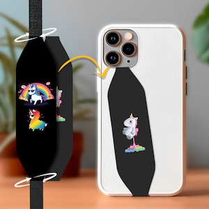 Switchbands Custom Finger Loop Phone Grip Strap – Anti-Drop Grip for iPhone & Android As Phone Loop| Showdown