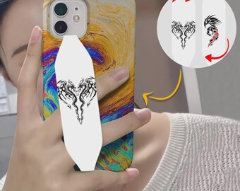 Switchbands Phone Grip Strap, Adjustable Finger Loop Holder,Adhesive-Free Grip, Removable Anti-Drop, Universal Fit - Destiny_s Dice