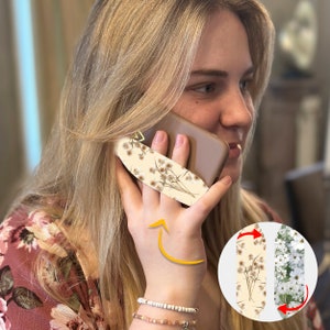 Switchbands Phone Grip Strap For Phone Case As Phone Loop, Phone Charm Strap For Your Kawaii Phone Case - Nature & Floral