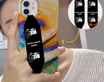 Alça de celular personalizada Switchbands com alça de dedo – Anti-queda para iPhone e Android como alça de celular | Citrus Breez