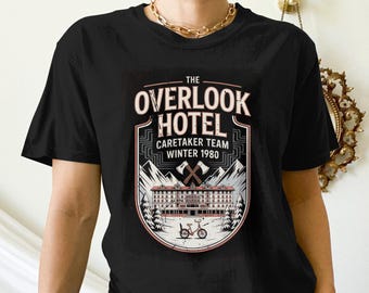 Overlook Hotel T Shirt, The Shining Movie Tee, Horror T Shirt, Caretaker Team 1980 Shirt, Stanley Kubrick Film Shirt, Funny Movie Tee
