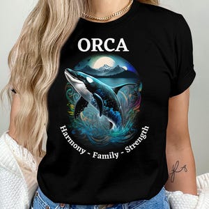 Orca Spirit Animal T-Shirt, Hoodie Sweatshirt, or Tank Top, Unisex Shirt, Orca is my Spirit Animal, Animal Lover Gift, Killer Whale Shirt