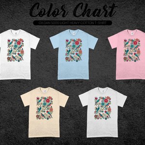 Floral Print T-Shirt, Stylish Graphic Tee, Comfortable Casual Top, Unique Gift Idea, Trendy Clothing for Everyday Wear