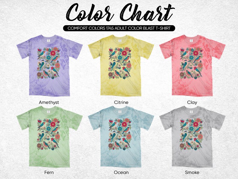 Comfort Colors Tie Dye T-Shirt, Floral Graphic Tee, Vintage Aesthetic Shirt, Boho Style Top, Colorful Casual Wear, Unisex Tshirt