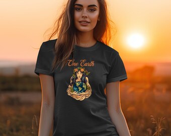 One Earth Mother Earth T-Shirt, Hoodie Sweatshirt, or Tank Top, Earth Day Shirt, climate change, save our planet, nature lover gift