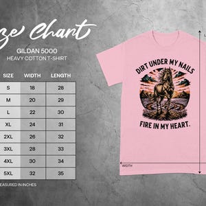 Wild Horse Design, Dirt Under My Nails Fire In My Heart, Equestrian Shirt, Horse Lover Gift, Country Western Tee, Ranch Life, Mustang Art