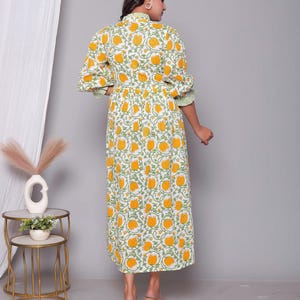 New designer kurti cotton long dress bohemian hippie clothes for gifts image 3