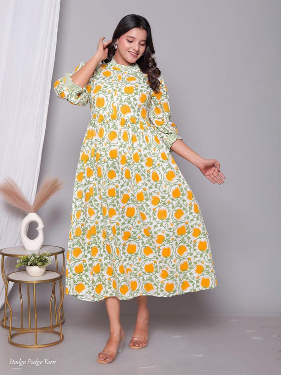 cream summer midi dress - US 8 grade eight grad 30% Polyester Royal Blue Flower Girl size:UK 12