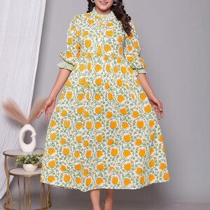 New designer kurti cotton long dress bohemian hippie clothes for gifts patterns -1