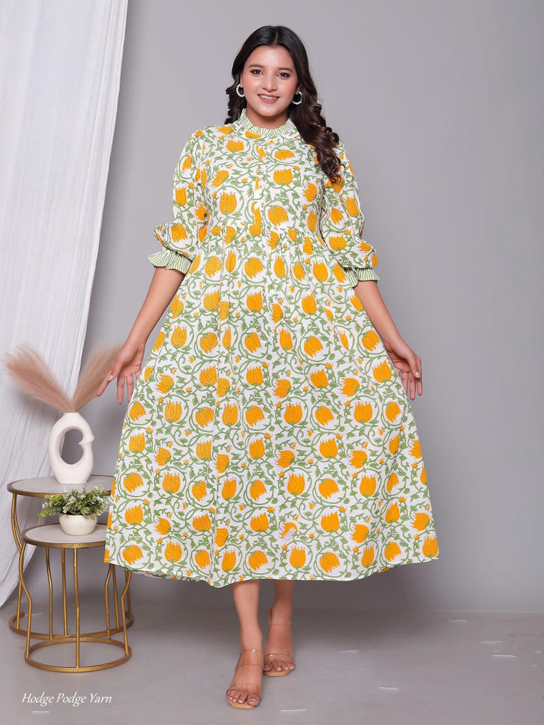 New designer kurti cotton long dress bohemian hippie clothes for gifts patterns -1