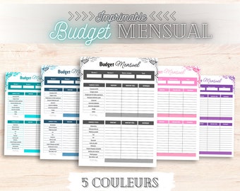 Budget familial mensuel, Gestion financière familial, Feuille de calcul pour le contrôle des dépenses, Pour commencer à épargner