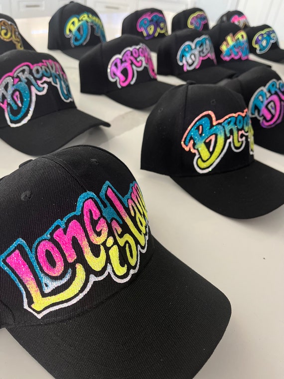 Custom made hat. HOST PICK ??? Add Name or Text to Back or Side of Baseball Cap | Back of  main image 3