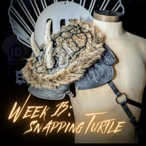 ID Fabrications Snapping Turtle Shell Horned Pauldron. Part of the Creature Feature Collection week 13