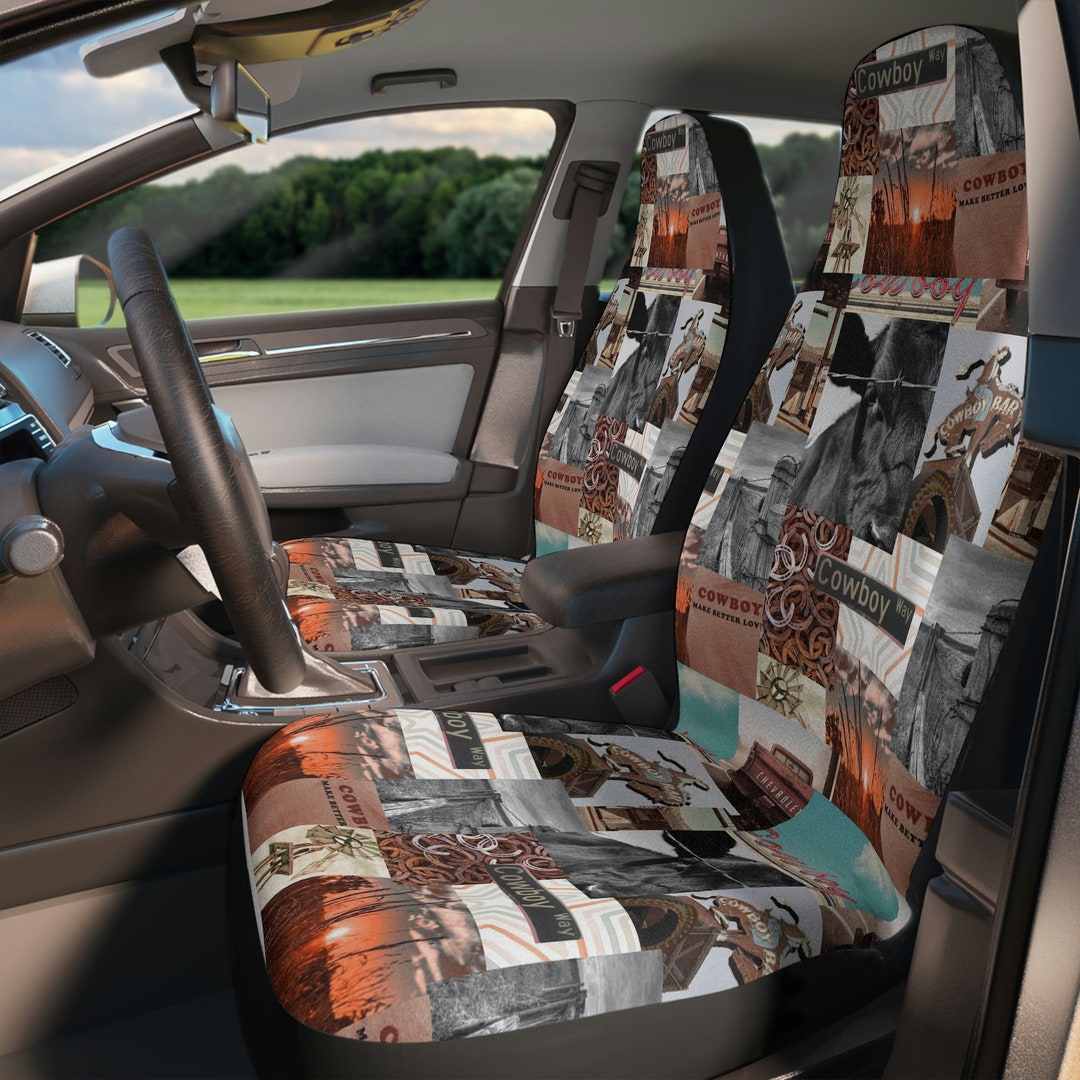 COWGIRL WESTERN Car Seat Covers Etsy